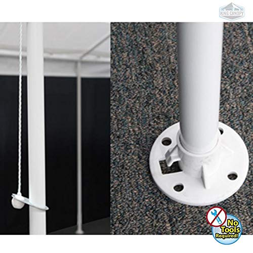 12X20 Universal Canopy -1 3/8 '' Pipe with top only