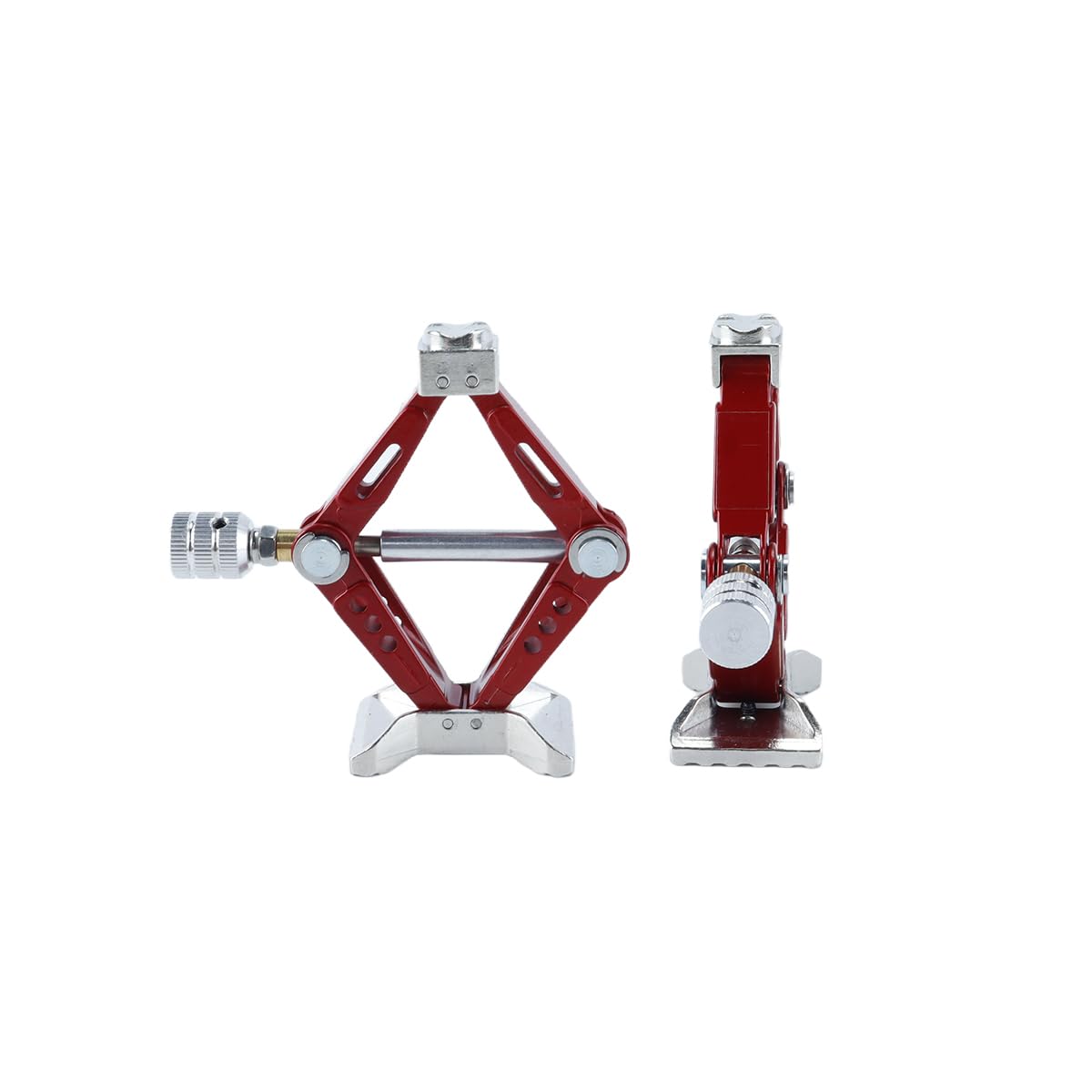 Orivin 1/10 RC Scale Jack Height Stands Adjustable Simulation Jack Tool Compatible with T RX-4 Axial SCX10 Wraith CC01 RC4WD D90