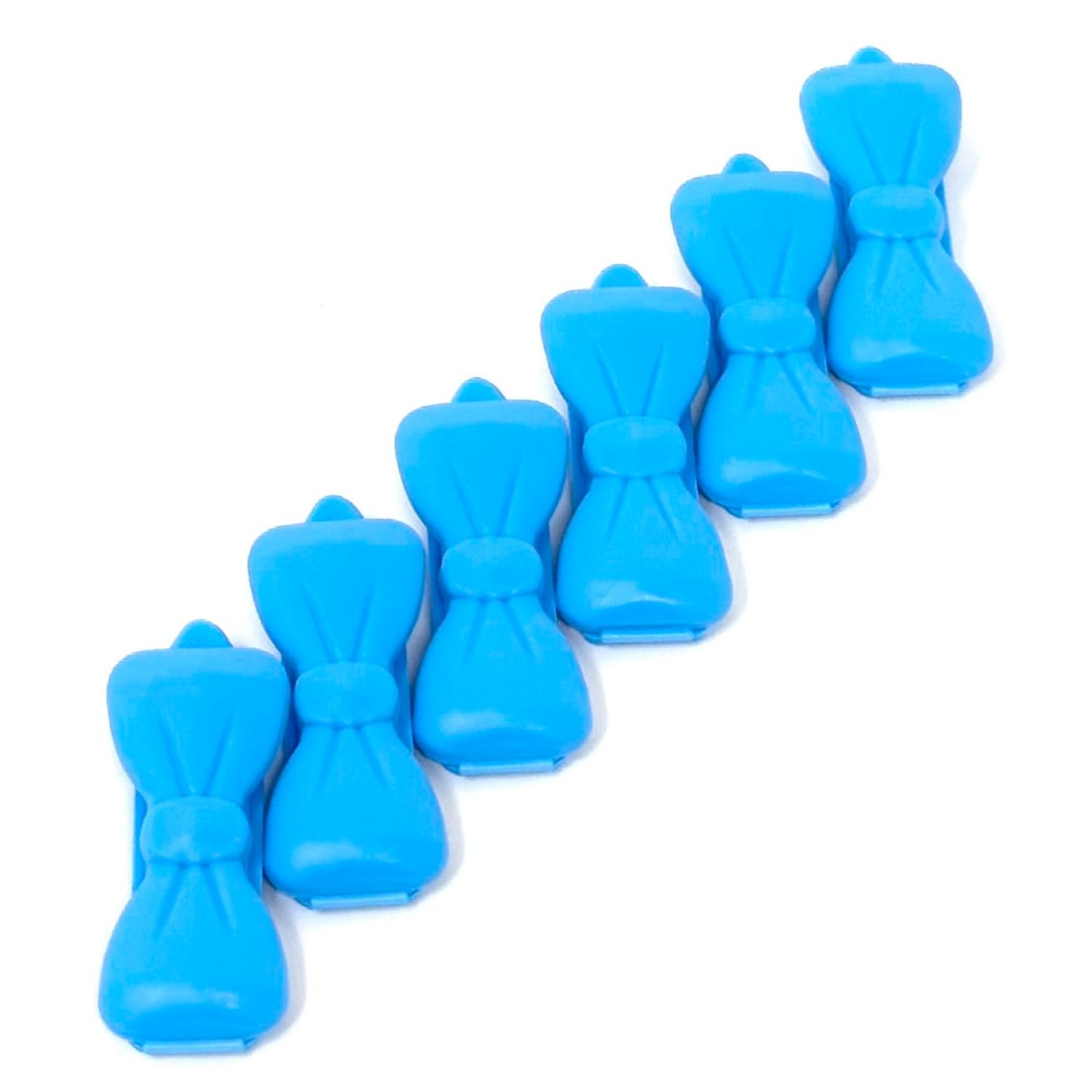 Camtiac Dog Hair Barrette Mini Pack of 6 Light Blue 44