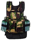 Maddog Sports Tactical 6-Pod Paintball Harness Vest - Camo