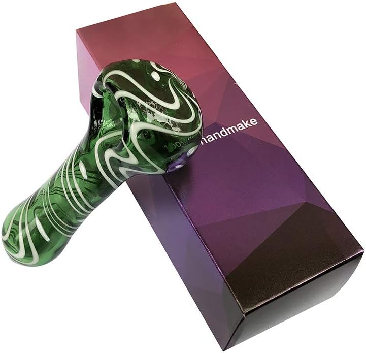Portable Glass Art Tube Handcrafted 4.2 inch
