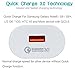 Quick Charge 3.0 Wall Charger,18W QC 3.0 Charger, Fast Charger Compatible for Galaxy S8/S7/Edge/Plus, Note 8/7, HTC One A9/M9, iPhone, iPad and More(White)-2 Pack