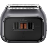 Laifen P3 Pro 3-Blade Travel Electric Shaver for Men Face, Space Gray Razor | Travel Friendly, CNC Aluminum Body, Close Shave, 100-Min Runtime, USB-C Charging, IPX7 Waterproof, 1 Long + 2 Short Trimmers
