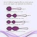 Jintrun Upgrade 2 in 1 Kegel Exercise Weights & Massage Ball Ben Wa Balls Kegel Balls Beginners & Tightening- Doctor Recommended for Bladder Control & Pelvic Floor Exercises