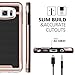 Galaxy Note 5 Case, Ansiwee Shockproof Phone Cover, Galaxy Note 5 Cover, Soft TPU Bumper Hard PC Case Brushed PC Texture Protective Armor for Samsung Galaxy Note 5 (Rose Gold)