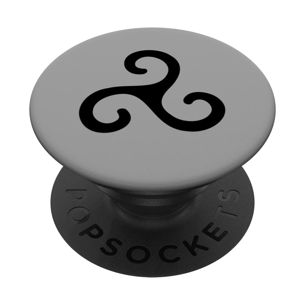 Triskele nordic triple spiral ancient spiritual Irish symbol PopSockets Swappable PopGrip