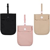 beinkmake 3Pcs Travel Bra Wallet for Women Hidden Bra Wallet Adjustable Secret Stash Underwear Pouch Pickpocket Proof Undercover for Credit Cards Money Key Valuables