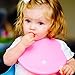 Pack of 4 Silicone Bibs Candy Collection! Baby Bibs for Girls - Best Girl Baby Gifts, Bibs for Newborn - Silicone Bibs with Pocket, Waterproof Bibs for Baby, Feeding Bibs, Dishwasher Safe, Soft Bibs