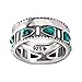 Silpada 'Trailblazer' Compressed Turquoise and Sterling Silver Ring, Size 7