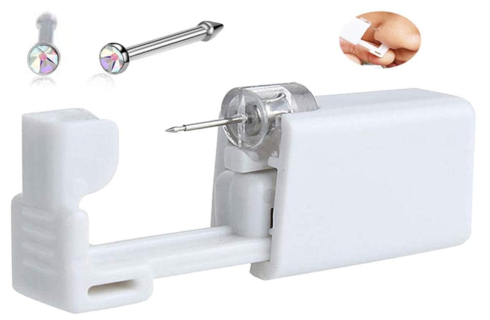 Self Nose Piercing Kit Disposable Sterile Ear Nose Piercing Kit Tool