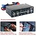 WANLONGXIN WLX-525E 5.25 Inch PC Dashboard Media Front Panel Audio, with SATA e-SATA Dual USB 3.0 6 Port USB 2.0 Five-in-one Card Reader (SD/MMC/CF/MS/TF / M2)