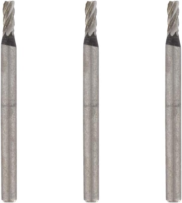 Dremel 113 Engraving Cutting Bit Multipack - 3x Long Cylindrical-shaped Engraving Cutter with 1.6mm Working Diameter