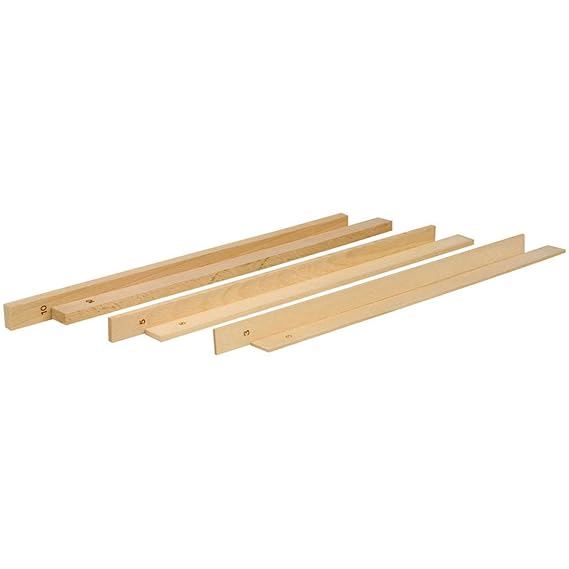 Städter 819047 Teighölzer Set, 6-teilig, buche