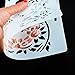 DIY Decorative Stencil Template for Painting on Walls Furniture Crafts (A4 Size)