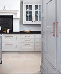 Goo-Ki Brushed Copper Cabinet Pulls with 7.6''Hole
