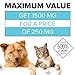 Hemp Oil For DOGS and CATS – 1500 MG – Natural HEMP Extract and Hemp Oil for Pets - Made in USA – Best for Dog Anxiety, Pain Relief and Joint Support for Dogs – Pet Omega 3, 6, 9 – Order RISK-FREE