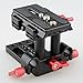 CAMVATE Quick Release Mount Base QR Plate for Manfrotto 501/504/ 577/701 Tripod Standard Accessory(Red)