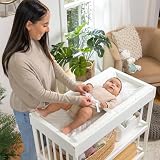 Ingenuity Contoured Baby Changing Pad with Waterproof Liner & Safety Strap view 5