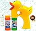Kiddi Go Bubble Gun Blower Machine Blaster Duck Shape With Music and Sounds - 2 Bubble Solution and Batteries Included