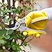 Hortem 5Pack Hand Garden Shears Set Include Bypass Pruning Shears with Stainless Steel Blades, Straight Tip Gardening Scissors, Hand Pruners with Curved Blade and 2 Pairs Nitrile Gardening Glovesthumb 3