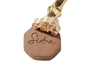 Personalized Signature Pottery Stamp - Custom Brass Clay Stamp, Customised Pottery Stamps, Clay Signature Tool, Unique Gift I