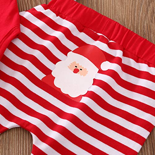 hailouhai Mijn eerste kerst pasgeboren baby schattig jongen meisje lange mouwen outfits Santa Claus Romper+ broek… - Image 8