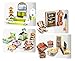 Top Race DIY, Doll House Decor, Living Room, Bath Room, Kids Room, Reading Room, Doll House Furniture (91 Pieces)