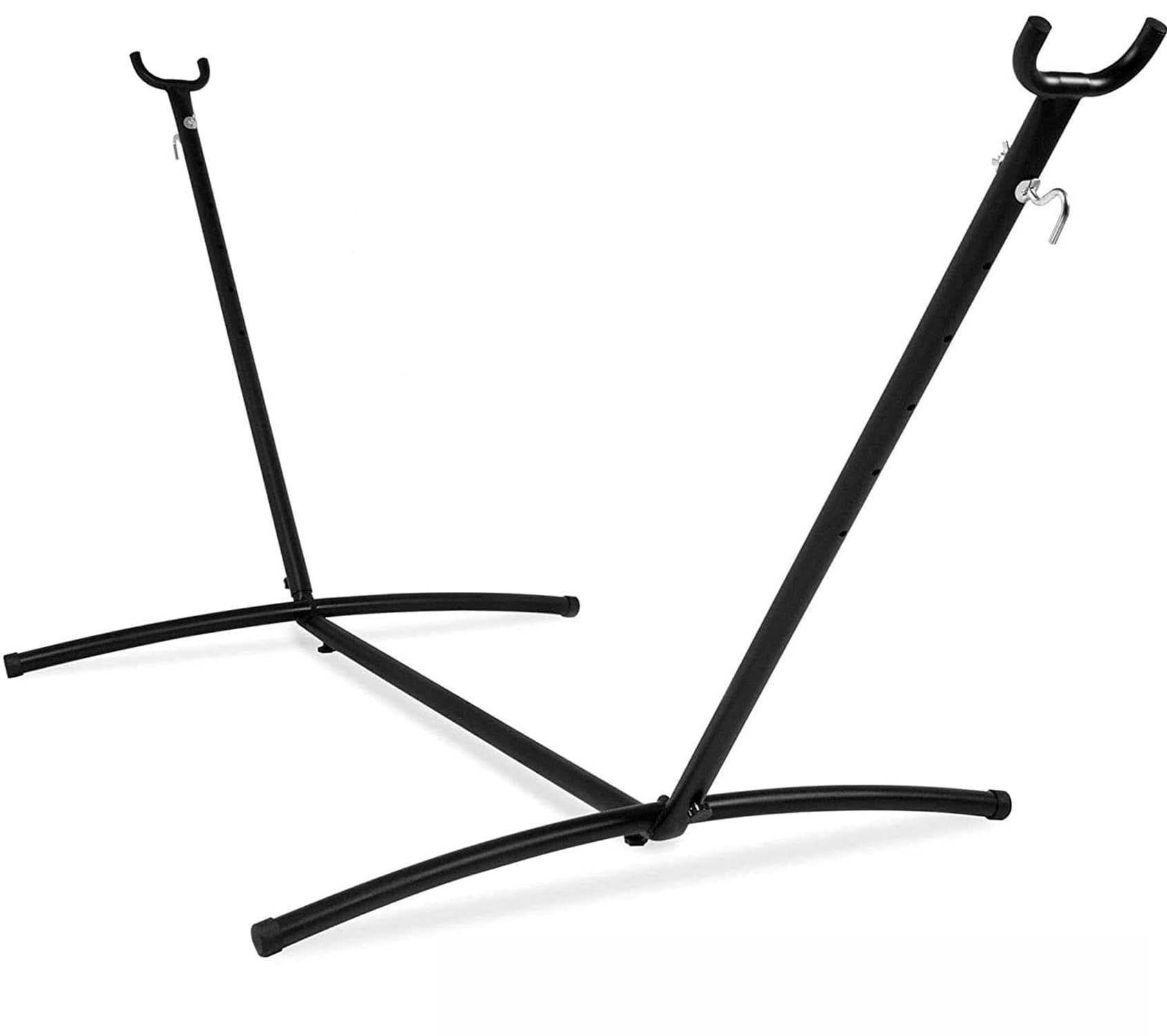 Goutime Portable Hammock Stand with Carry Bag, Fits Hammocks 9 Feet Long,550lb Capacity Black,Hanging Chair Stand,frame stand,for String-style, Brazilian-style, Flat-style