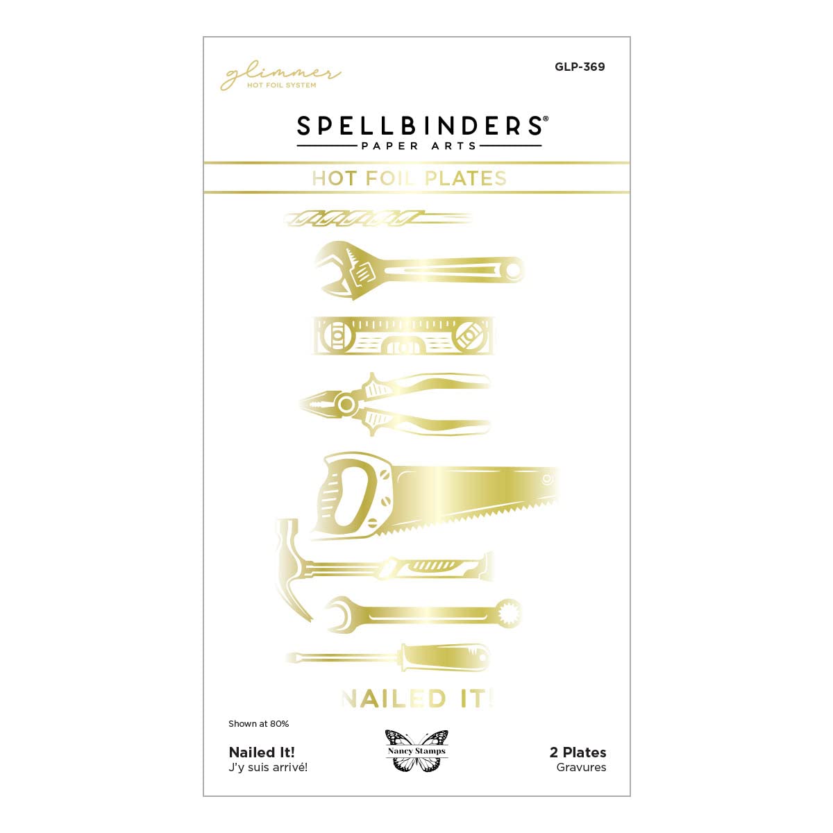 Spellbinders Nailed It, Metal, ONE