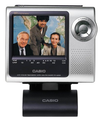 Casio EV-4500 Portable LCD TV with 4-Inch Active-Matrix Display and Desktop Stand