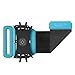 VUP Wristband Phone Holder for iPhone Xs Xs Max XR X 8 8 Plus 7 7 Plus 6S 6 5S Samsung Galaxy S9 S8 Plus S7 Edge, Google Pixel, 180° Rotatable, Great for Hiking Biking Walking Running Armband (Blue)