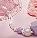 Silicone Pacifier Clip Girl with Teething Pain Relief Beads, 2 BPA Free Teething Toy Set, Best Unique Gifts for Baby Shower, Universal Holder for Binky, WubbaNub, NUK, Avent Soothie and MAM Pacifiers