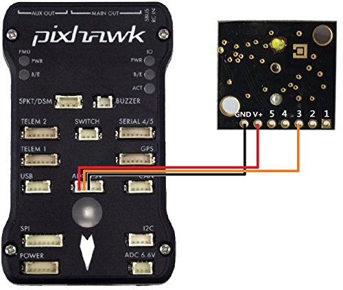 QWinOut PX4FLOW V1.3.1 MB1043 Ultrasonic Module Sonar for PX4 PIX PIXHAWK Flight Control System