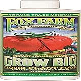 Fox Farm 6-4-4, 1-Pint FX14092 Grow Big Liquid Concentrate Fertilizer, Soil NPK 6-4