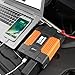 Ampeak Safe Pure Sine Wave Inverter with LCD Dispaly (FCC,UL) - 40A x12 Fuse -12V DC to 120V AC- Dual 5V/3.1A USB, 3 AC Hardwire Port Converter for Home, RV, Truck, Off-Grid (750)