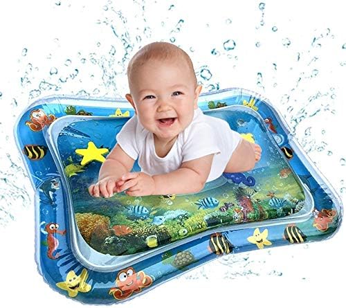 AKwell Inflatable Baby Water Mat, Premium Water mat Infants & Toddlers is The Perfect Fun time Play Activity Center Your Baby's Stimulation Growth