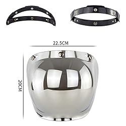 SPYMINNPOO Open Face Helmet, Visor Motorcycle