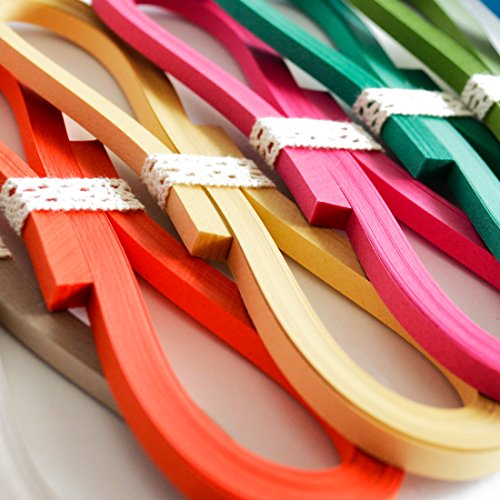 JUYA Tant Paper Quilling Set 1280 Strips 32 Colors 39cm Length/strips (Paper Width 3mm)