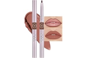 FEICUIYUN lip liner pencils, Modern Classic Lip Liner, Lip Liner Pigmented Vegan Matte, Lasting Finish Lip Liner, Luxurious Creamy Long Lasting Lip Liner, Prevents Feathering and Fading (03#Red Brown, 1)