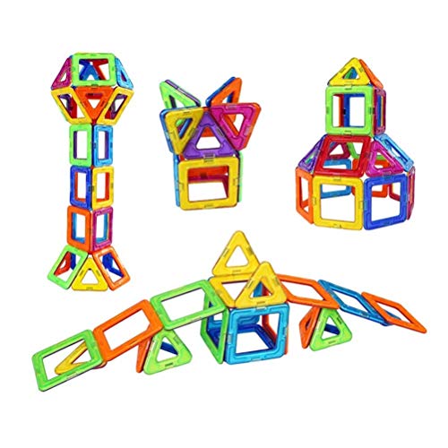 New 24pcs Mini Magnetic Designer Construction Set Model & Building Toy Plastic Magnetic Blocks Educational Toys for Kids Gift