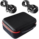 SNES Classic Case AND SNES Classic Extension Cables, 3-in-1 Combo, Deluxe Travel Carrying Case with 2 (3M / 10FT) Extension Cables for Super NES Classic Mini Edition by Nintendo
