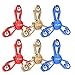 Fidget Spinner 6 Pack All Metal Finger Toys - EDC Hand Tri-Spinner Fidget Stress Relief Toys for Adults and Kids - Cool Figit Spinners (6PACK)