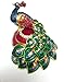 Beautiful Peacock Bejeweled Trinket Jewelry Box