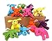 Plush Neon Dogs, Cute & Cuddly Plush Party Favors (12 Piece Pack!)