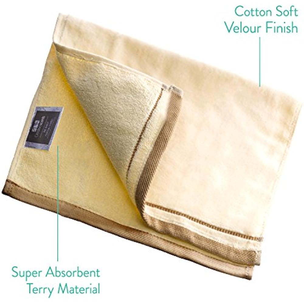 100 Cotton Velour Fingertip Towel Set (12 Pack) Super Soft 11&rdquo X