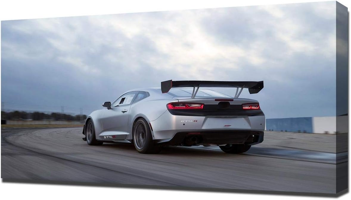 2018 Chevrolet Camaro ZL1 1LE GT4.R V2 - Canvas Art Print - Wall Art - Canvas Wrap