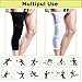 AceList 2 Packs (1 Pair) Protective Compression Wear - Men & Women Basketball Brace Support - Best to Immobilize, Strap & Wrap Knee for Volleyball, Football, Contact Sports - Medium Size - Black
