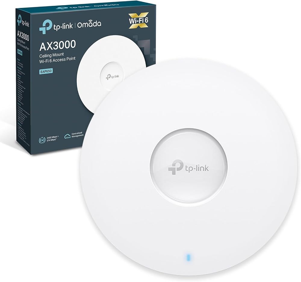 TP-Link EAP650 WiFi 6 Access Point AX3000 Dual Band PoE Plus