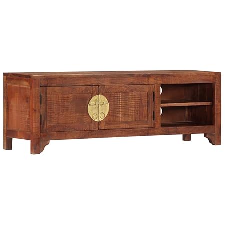 Festnight Mobile Porta Tv Mobile Porta Tv Moderno Mobiletti Per Soggiorno Mobile Porta Tv In Legno Massello Di Acacia 120x30x40 Cm