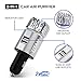  Titan Sales Co. Car Air Purifier by Ionizer, Car Air Freshener, Odor Eliminator, Car Air Filter, Removes Dust, Smoke, Pollen, Bad Odor. - Grey